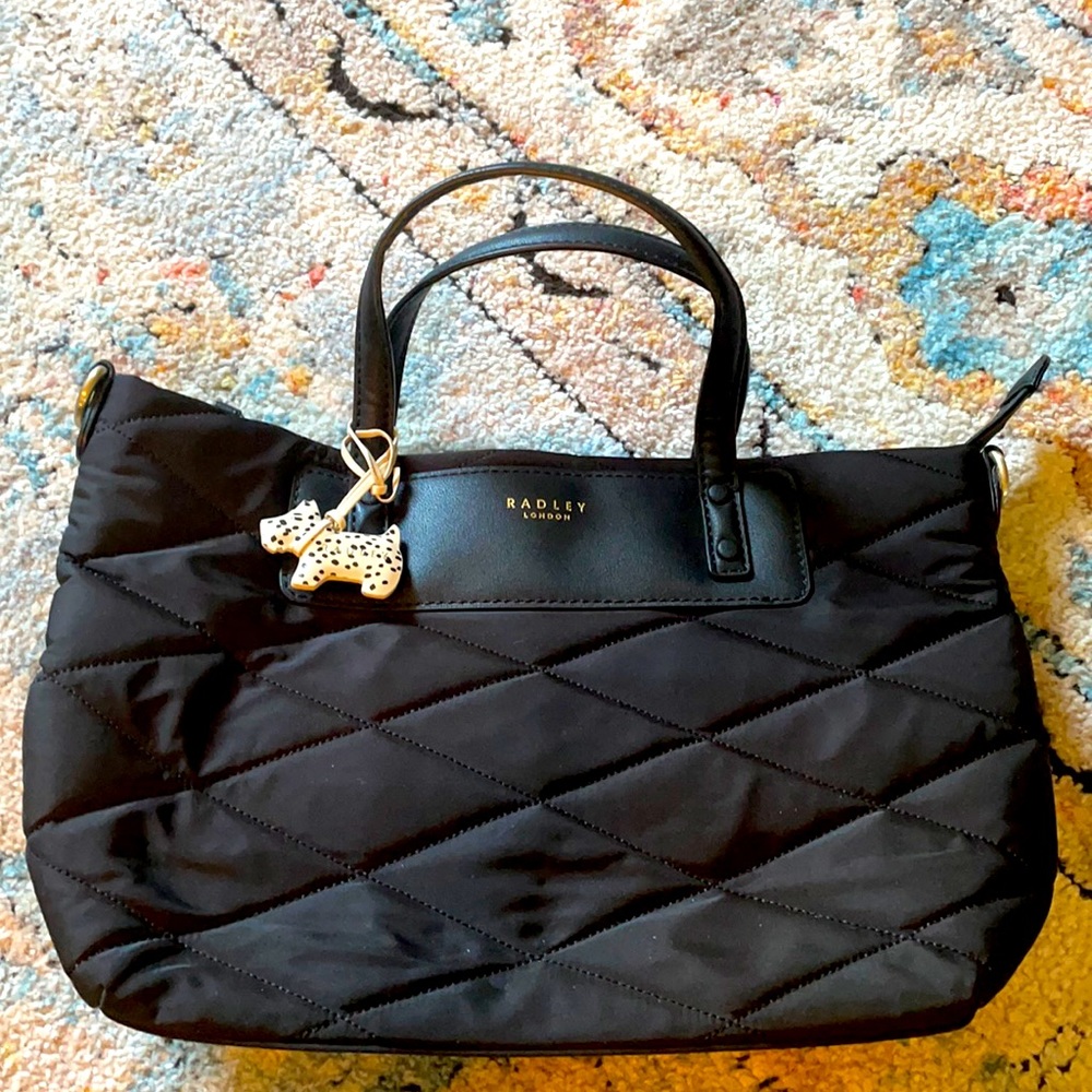 Radlley London black quilted bag